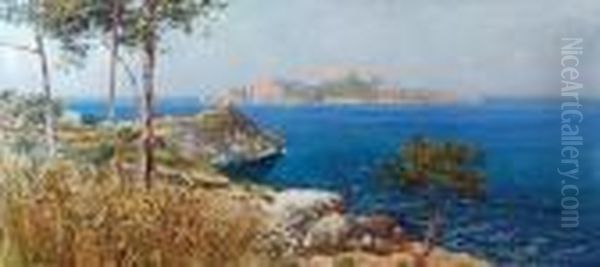 Capri Oil Painting by Carlo Brancaccio