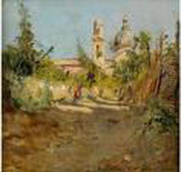 Vue Ditalie Oil Painting by Carlo Brancaccio