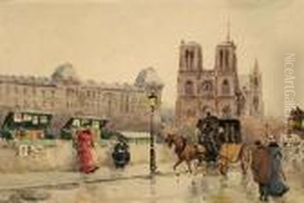 Parigi Oil Painting by Carlo Brancaccio