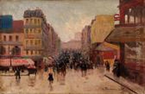 Parigi Oil Painting by Carlo Brancaccio