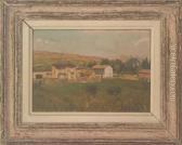 Casolari Di Campagna Oil Painting by Carlo Brancaccio