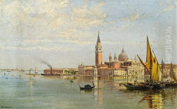 Blick Auf Die Isola Di San Giorgio, Venedig Oil Painting by Antonietta Brandeis