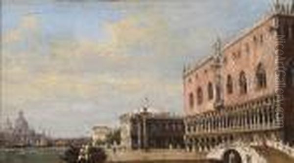 The Doge's Palace, Venice Oil Painting by Antonietta Brandeis