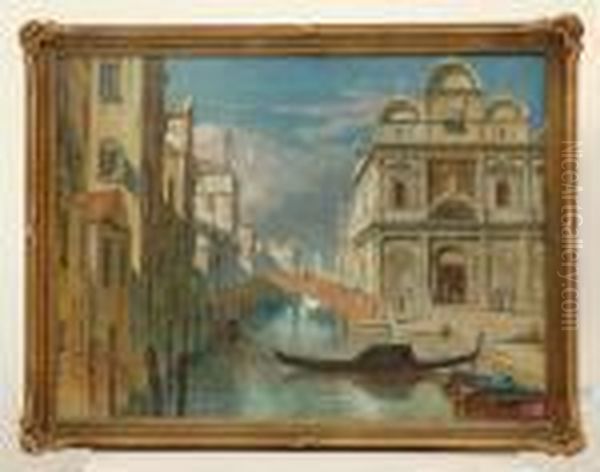 Venice Oil Painting by Antonietta Brandeis