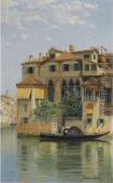 Palazzo Falier, Venice Oil Painting by Antonietta Brandeis