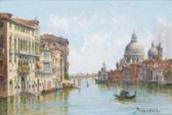 The Dogana And San Giorgio, Venice Oil Painting by Antonietta Brandeis