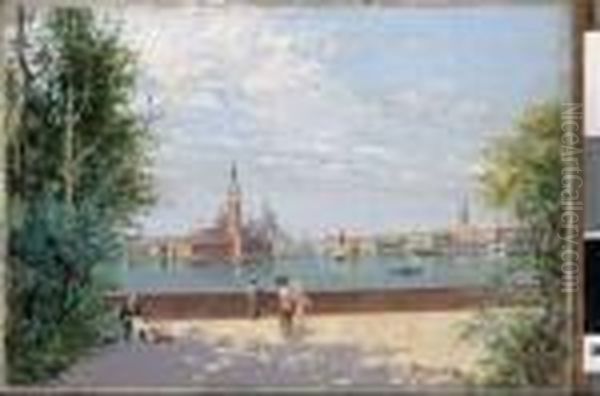 Veduta Di Venezia Oil Painting by Antonietta Brandeis