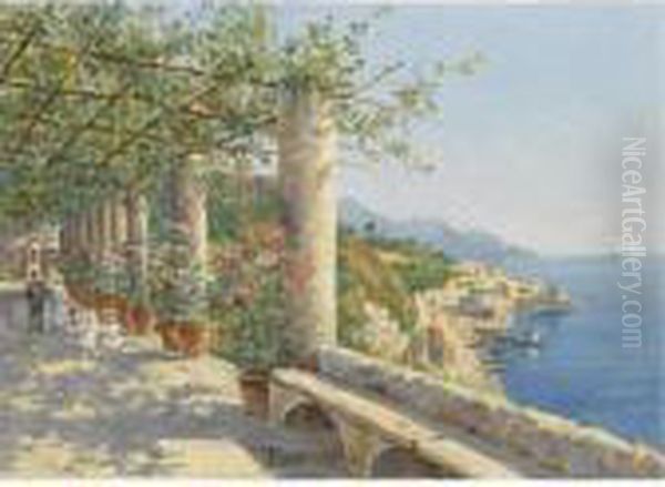 Sorrento Oil Painting by Antonietta Brandeis