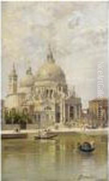 Santa Maria Della Salute Oil Painting by Antonietta Brandeis