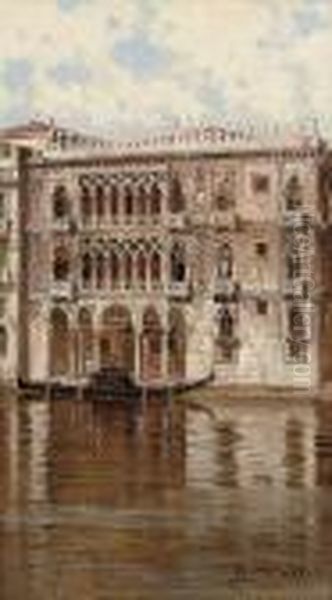 Palazzo Ca' D'oro, Venice Oil Painting by Antonietta Brandeis