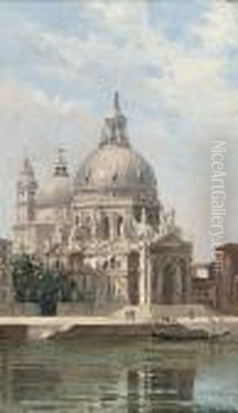 Santa Maria Della Salute, Venice Oil Painting by Antonietta Brandeis