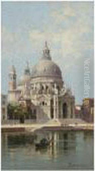 Santa Maria Della Salute, Venice Oil Painting by Antonietta Brandeis