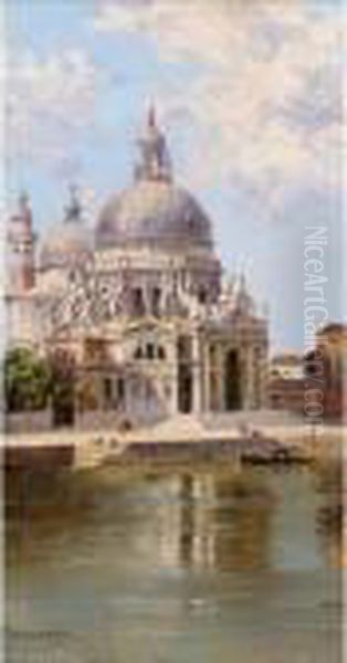 Santa Maria Della Salute, Venice Oil Painting by Antonietta Brandeis