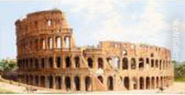 The Colliseum, Rome Oil Painting by Antonietta Brandeis