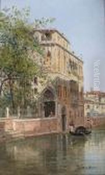 Desdemona's Palace, Venice Oil Painting by Antonietta Brandeis