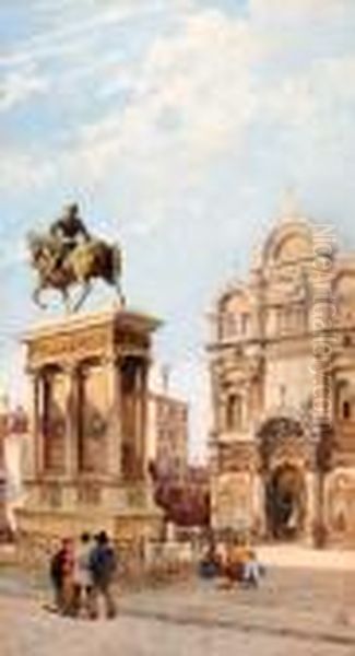 Piazza San Marco, Venice Oil Painting by Antonietta Brandeis