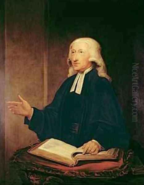 Portrait of John Wesley 1703-1791 Oil Painting by William Hamilton