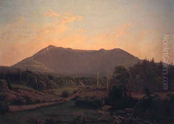 Mount Mansfield from Underhill Oil Painting by Charles Louis Heyde