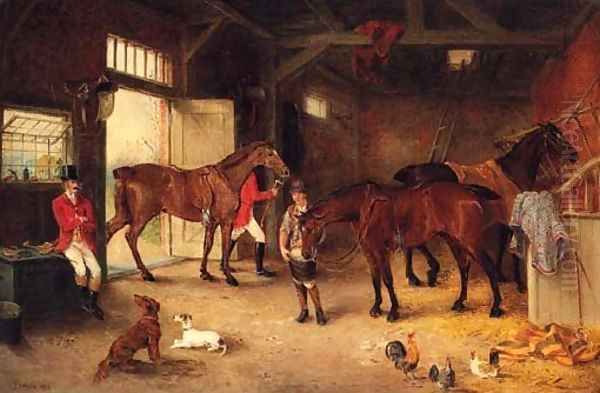 Before the Meet Oil Painting by Edwin Frederick Holt