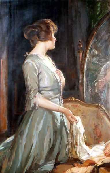 Before the Looking Glass Oil Painting by Robert Hope