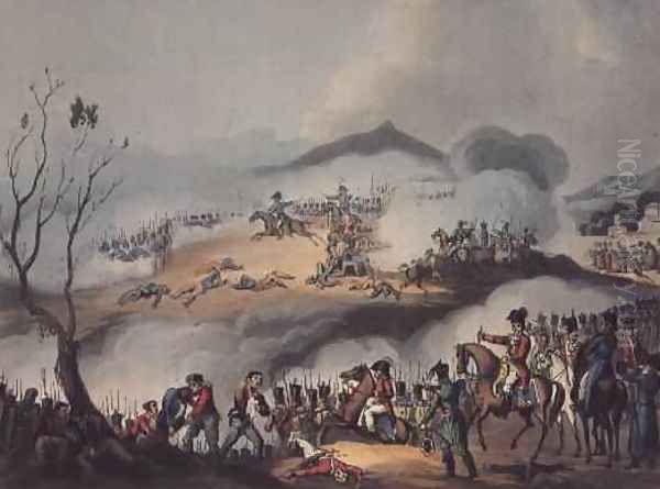 Battle of Orthes Oil Painting by William Heath