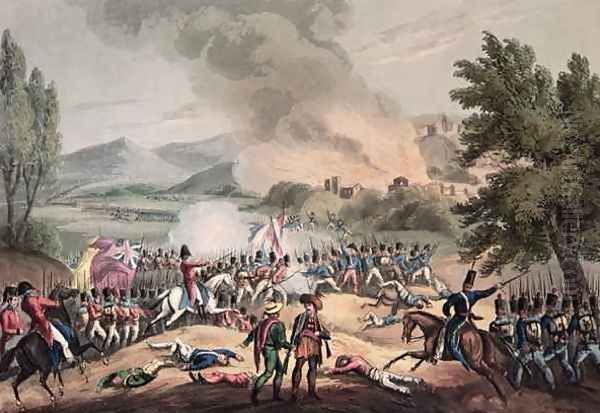 Battle of Pombal Oil Painting by William Heath