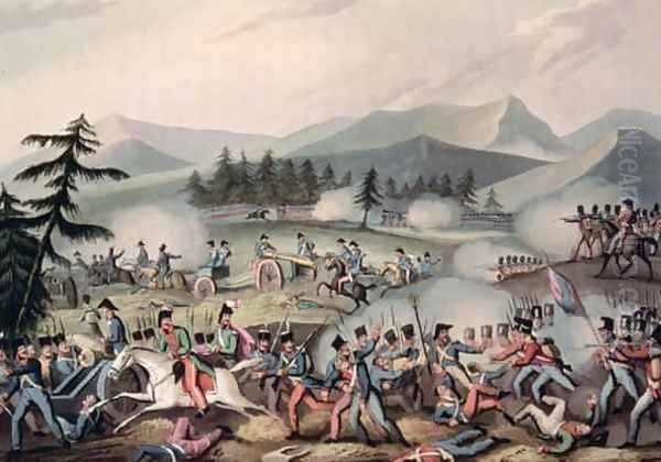 Battle of Barrosa Oil Painting by William Heath