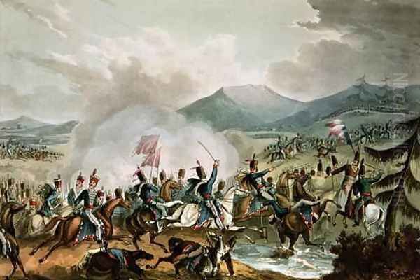 Battle of Morales Oil Painting by William Heath