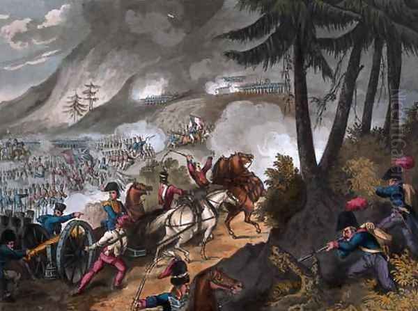 Battle of the Pyrenees in 1813 Oil Painting by William Heath