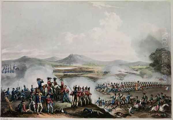 Battle of Talavera Oil Painting by William Heath