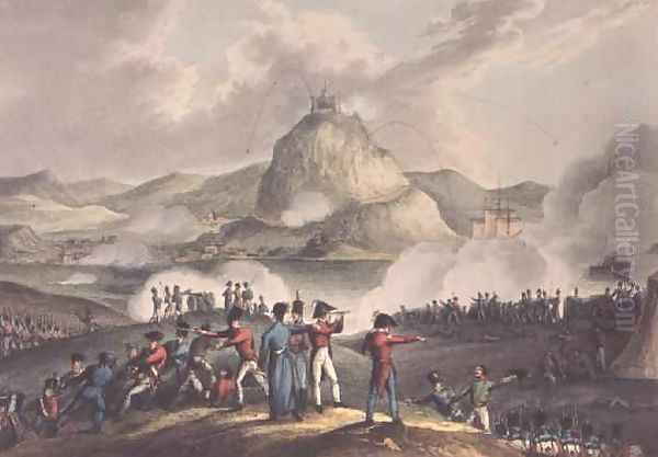 Siege of San Sebastian Oil Painting by William Heath