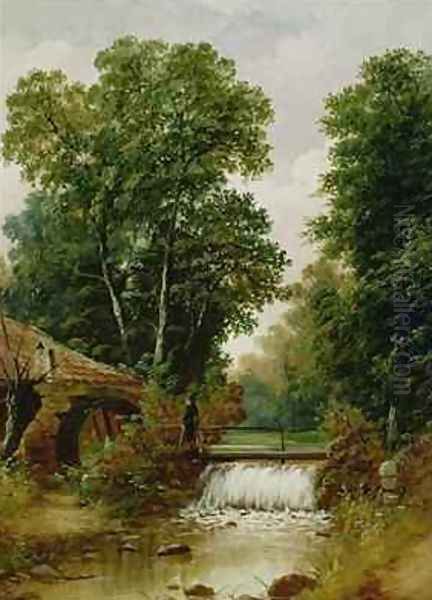 Stapleton Glen Oil Painting by Henry Harris