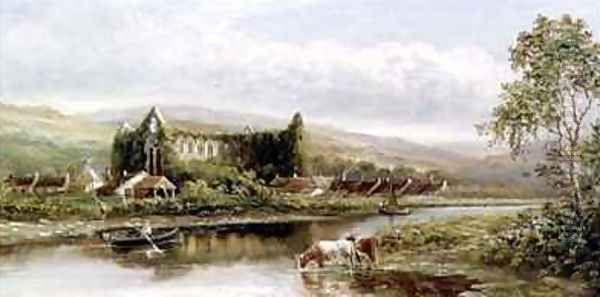 Tintern Abbey Oil Painting by Henry Harris