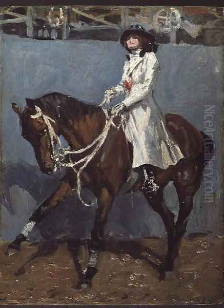 Poppy Jeannette Oil Painting by Gilbert Holiday