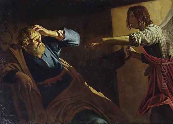 St Peter Released from Prison Oil Painting by Gerrit Van Honthorst