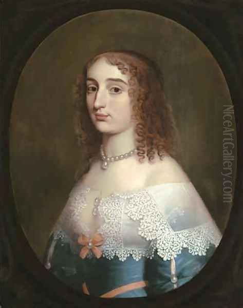 Portrait of Elizabeth Princess Palatine Oil Painting by Gerrit Van Honthorst