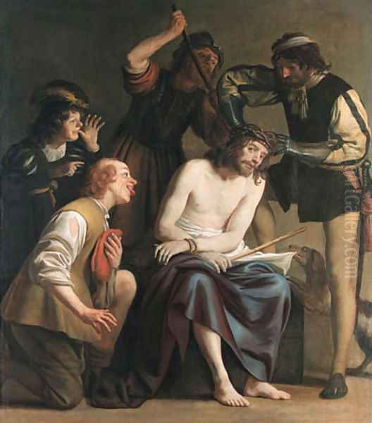 The Mocking of Christ Oil Painting by Gerrit Van Honthorst