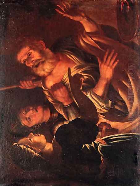 The Denial of Saint Peter Oil Painting by Gerrit Van Honthorst