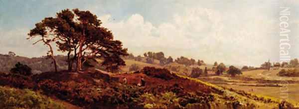 On Reigate Heath Oil Painting by Edward Henry Holder