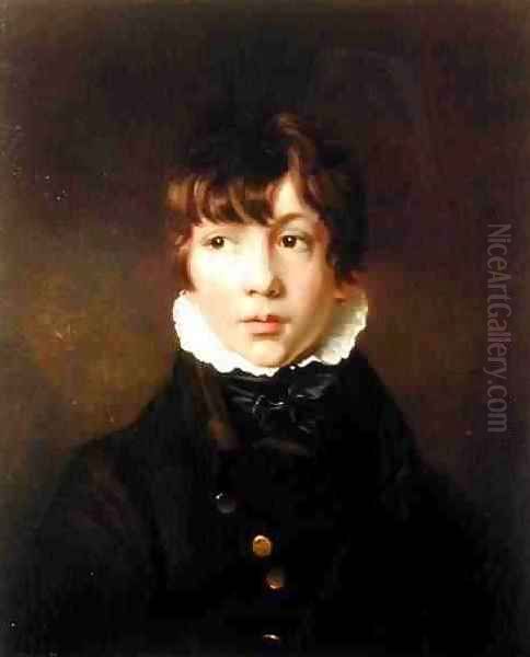 Portrait of a Boy Oil Painting by Sir George Hayter