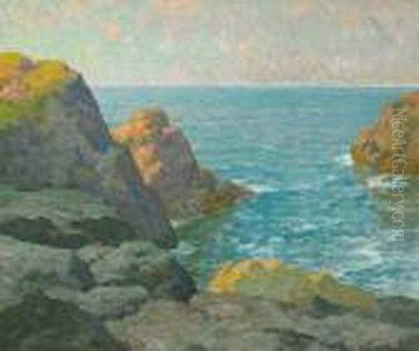 The Cove Oil Painting by Maurice Braun