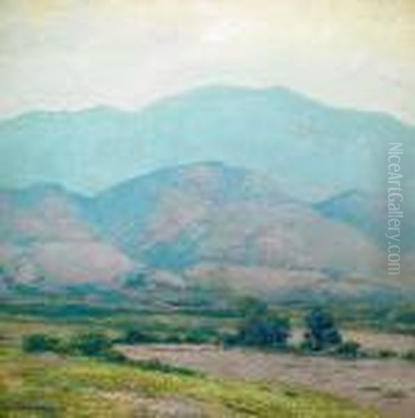 Rose Tinted Heights Oil Painting by Maurice Braun