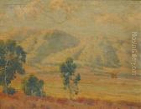 California Foothills Oil Painting by Maurice Braun