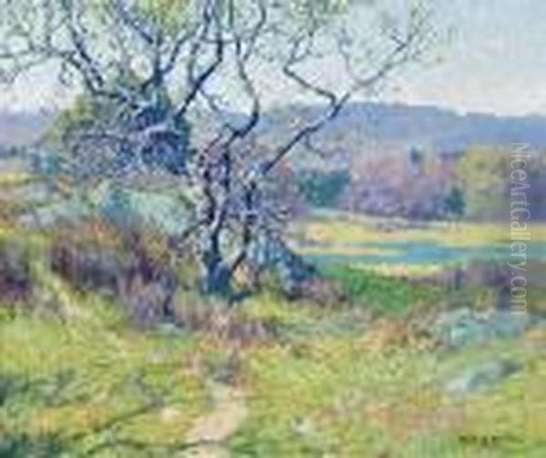 Pathway To The Pond Oil Painting by Maurice Braun