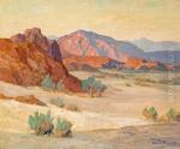 Desert Rocks Oil Painting by Maurice Braun