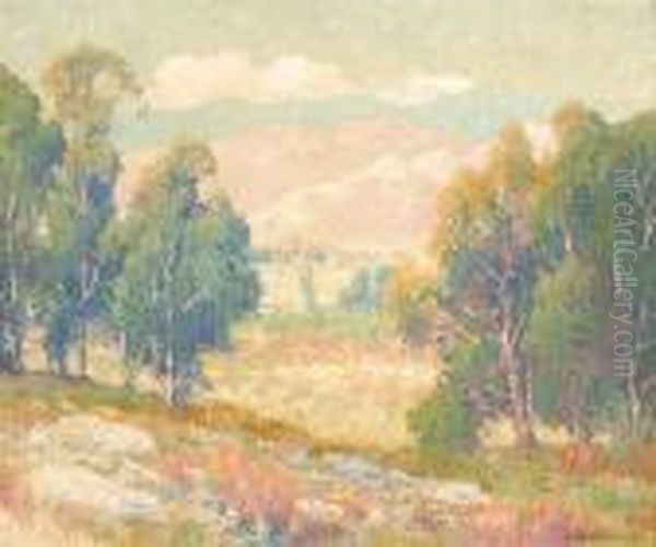 Hills At Riverside, California Oil Painting by Maurice Braun