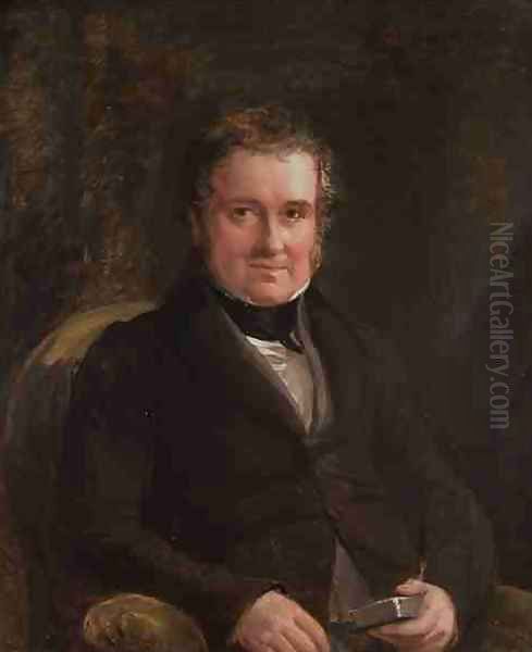 Lewis Weston Dillwyn Oil Painting by Sir George Hayter