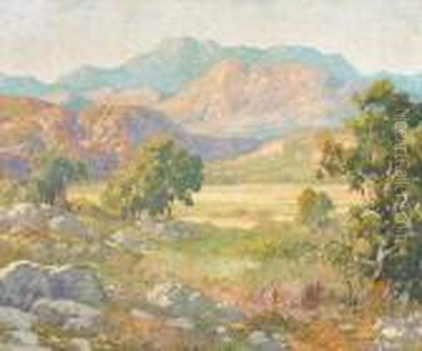 Golden Hills Oil Painting by Maurice Braun