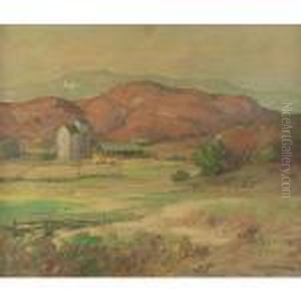 Foothill Ranch Oil Painting by Maurice Braun