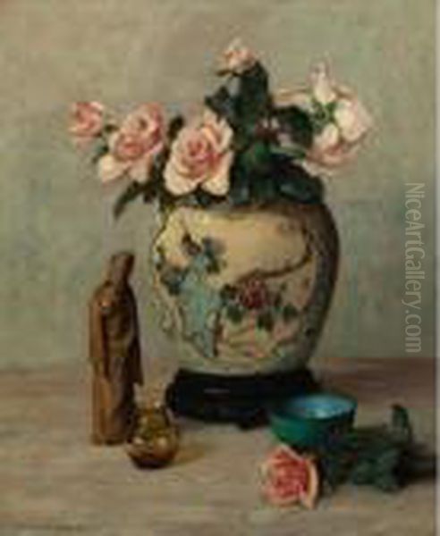 Persian Jar Oil Painting by Maurice Braun